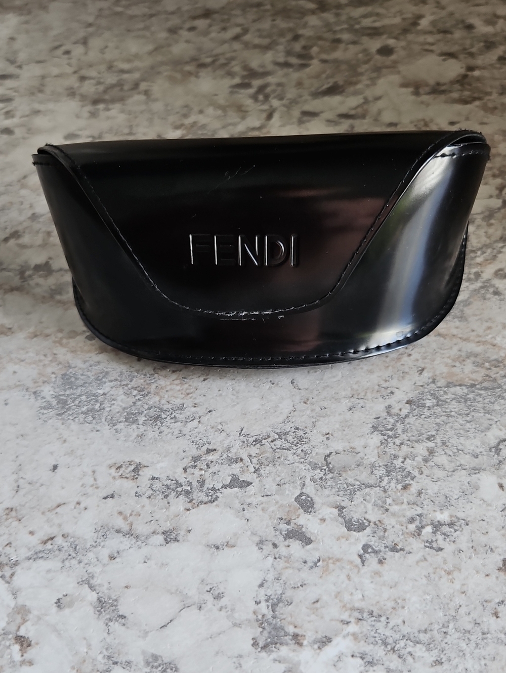 Fendi Black Hard Eyewear Case